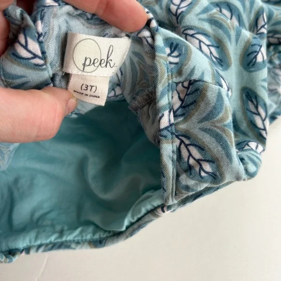 Peek Floral Leaf Dress - Picture 4 of 6